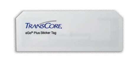 transcore ego mini windshield sticker